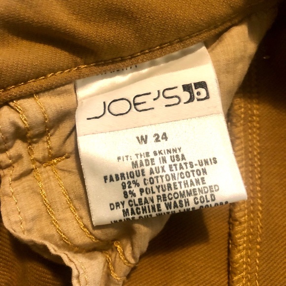 Size 24 Joes Jeans skinny stretch jean - Picture 2 of 3